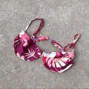 Vintage Tropical Bikini Top